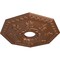 Ekena Millwork Nottingham Ceiling Medallion (Canopies up to 4 5/8"), 18"OD x 3 1/2"ID x 1 1/2"P, Polished Copper CM18NTPOS - alternate 2